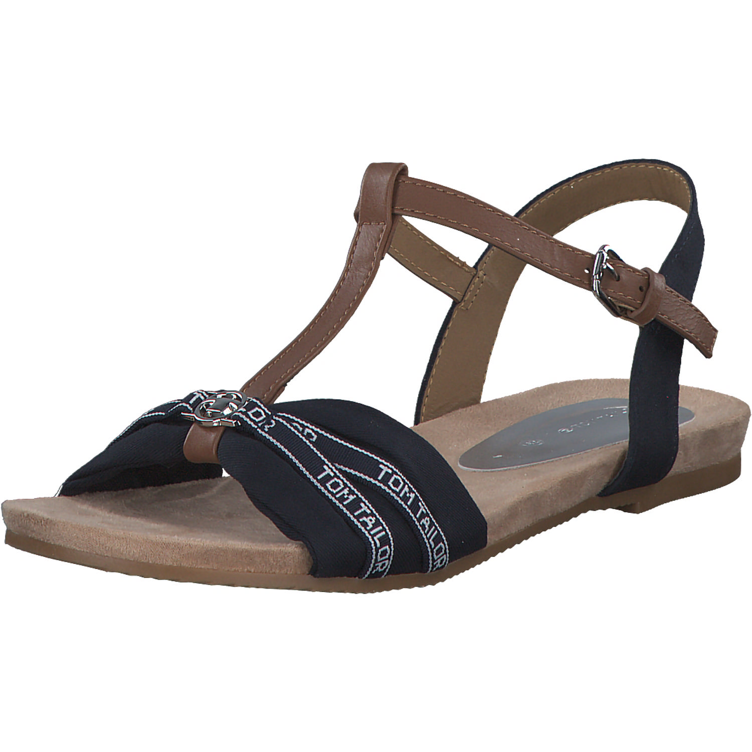 Tom Tailor 5390220008, Keilsandaletten, Damen, NAVY