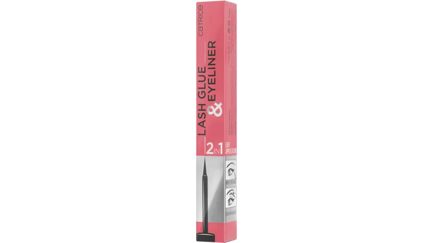 Catrice Lash Glue & Eyeliner 1.7 ml 010 - Strong Black