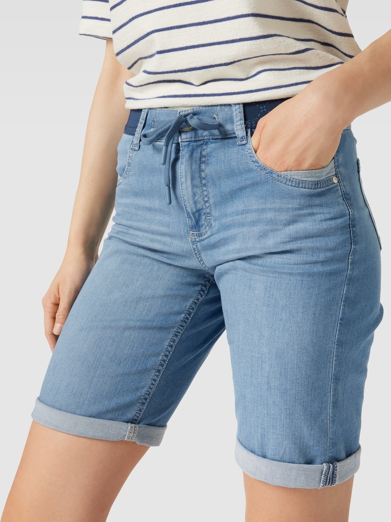 Bermudas in Denim-Optik in blau