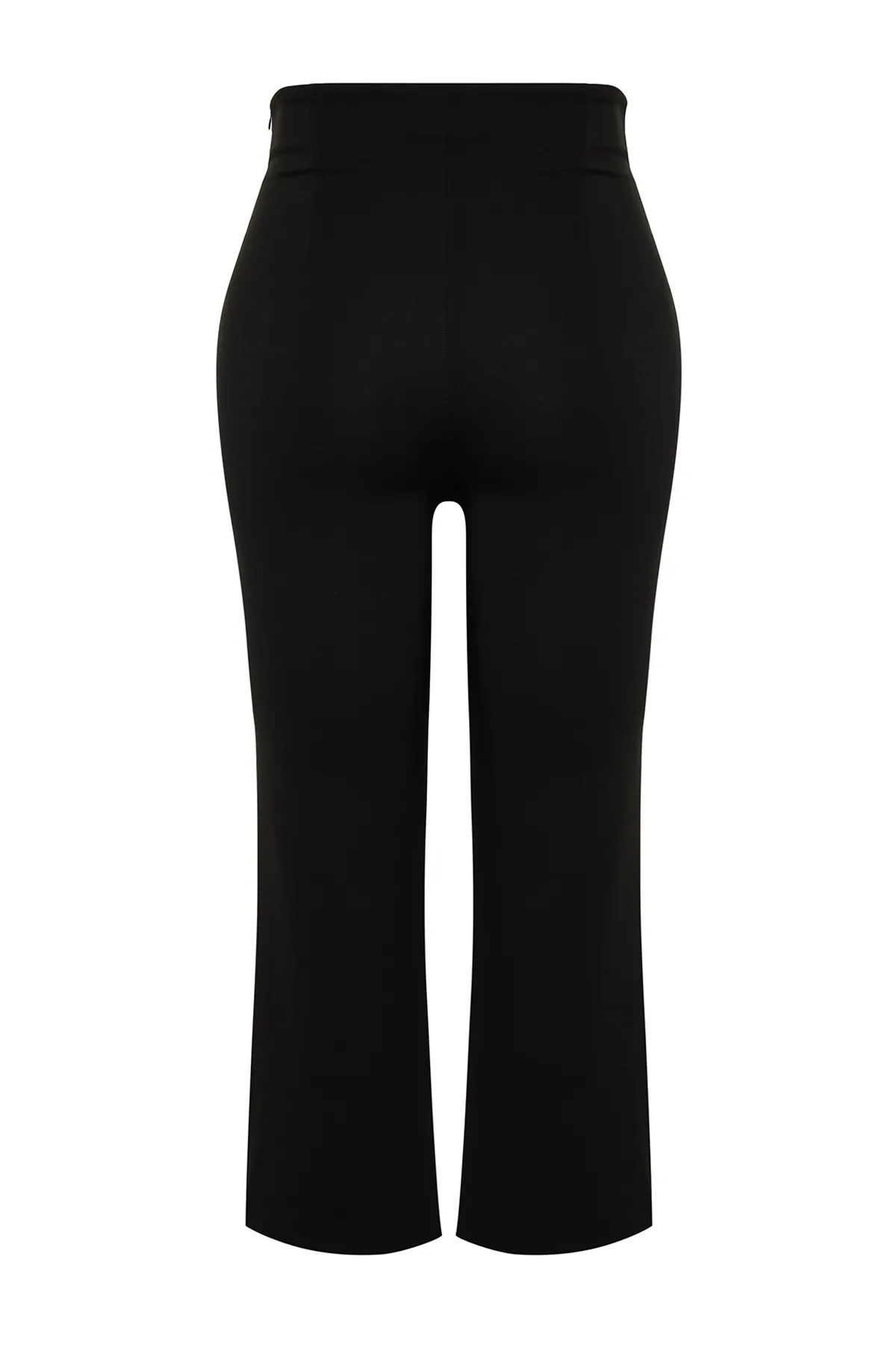 Trendyol Curve  Schwarze, detaillierte, weit geschnittene Strickhose von Aksesusar TBBSS24AR00008