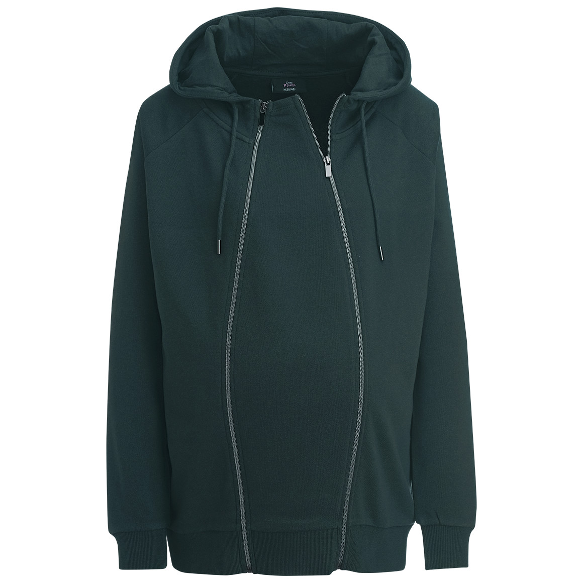 Damen Umstands-Sweatjacke mit Kapuze