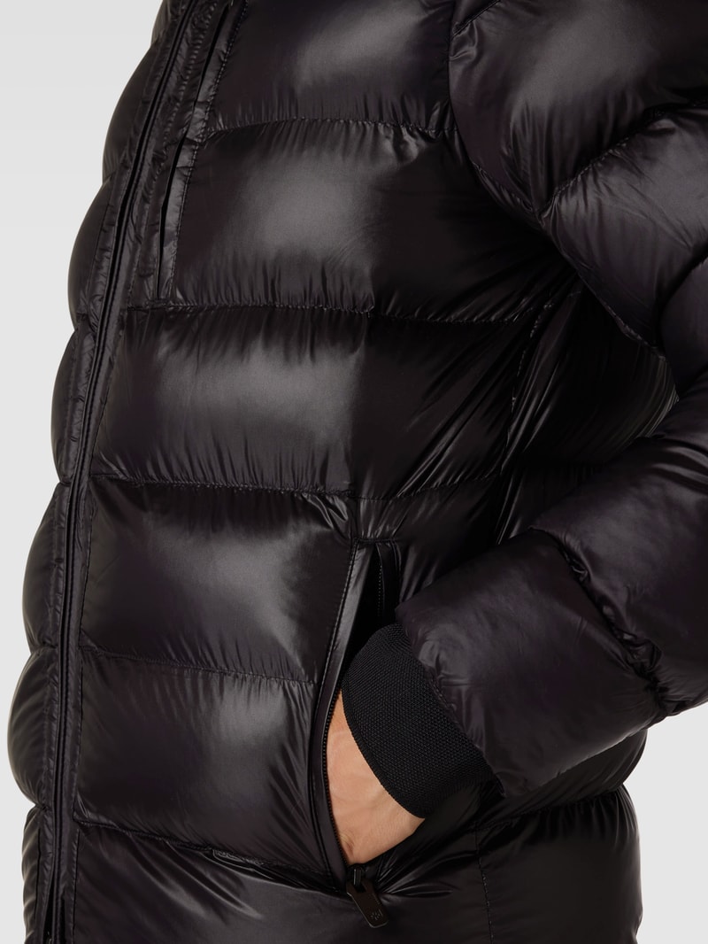 Funktionsjacke mit Steppnähten Modell 'BLACKJACK' in schwarz