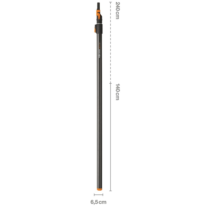 Fiskars Teleskopstiel QuickFit 140-240 cm