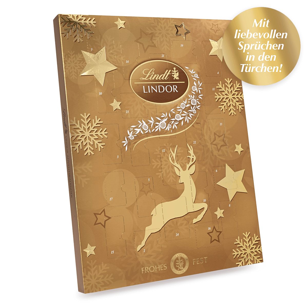 LINDOR Adventskalender, 290g