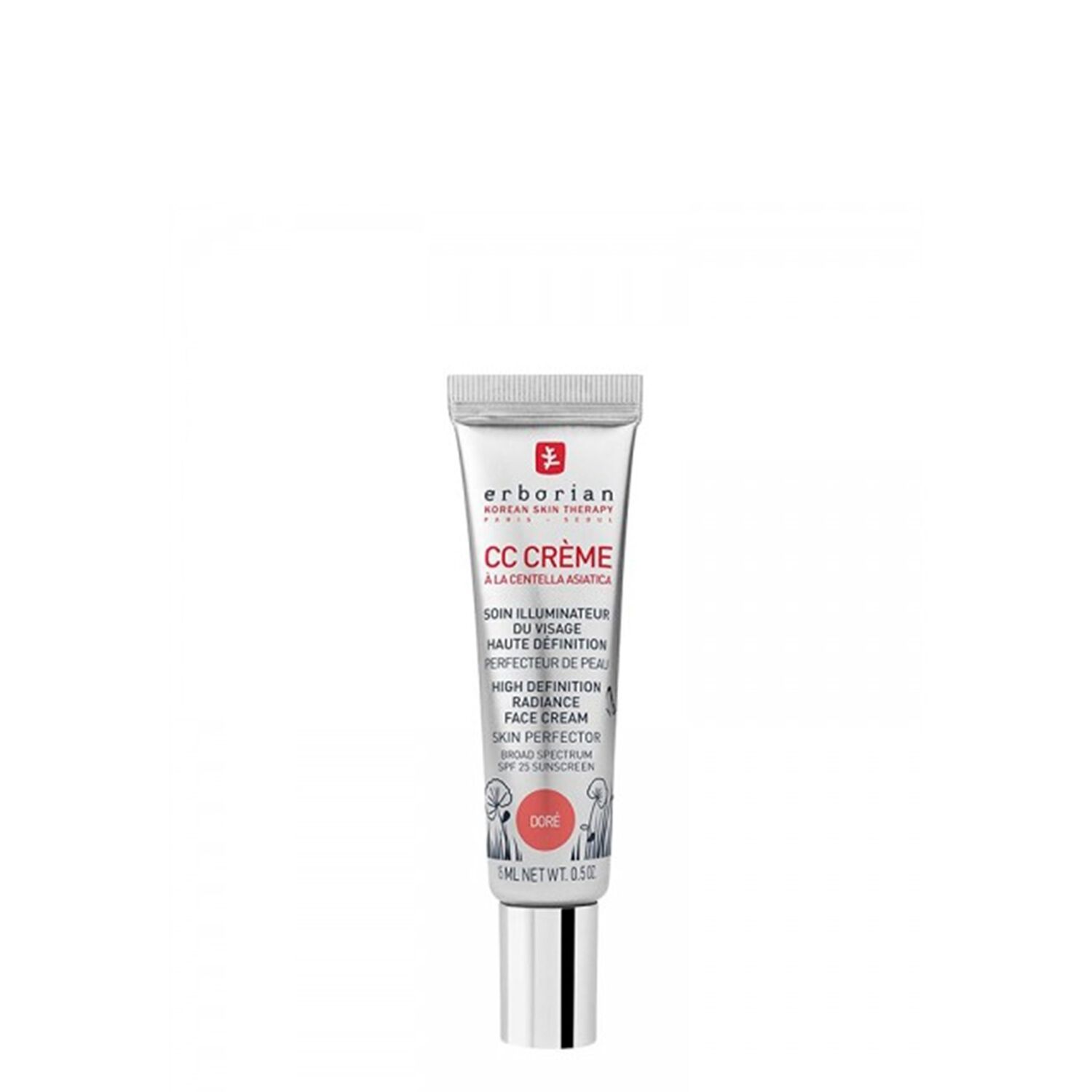 Erborian CC Crème Centella Asiatica Soin Illuminateur Visage Haute Définition