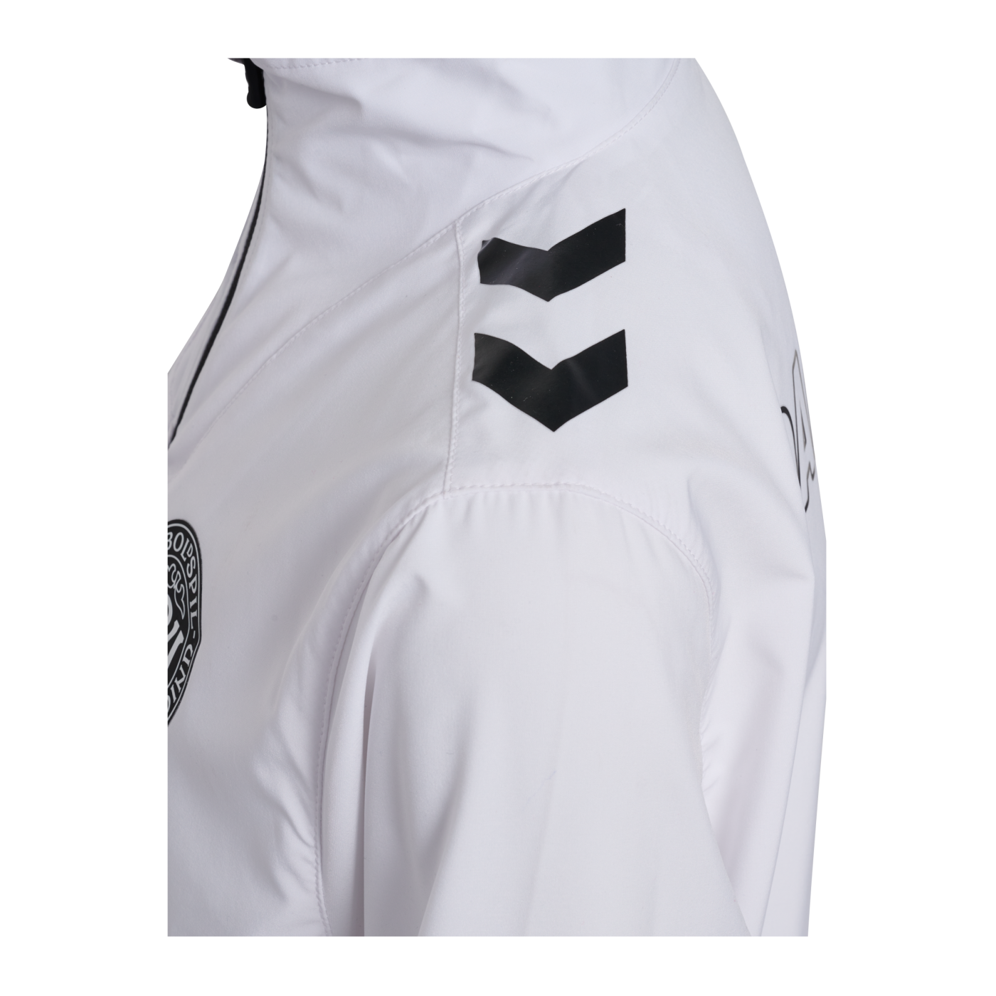 Hummel Dänemark Prematch Jacke EM 2024 Kids Weiss F9001