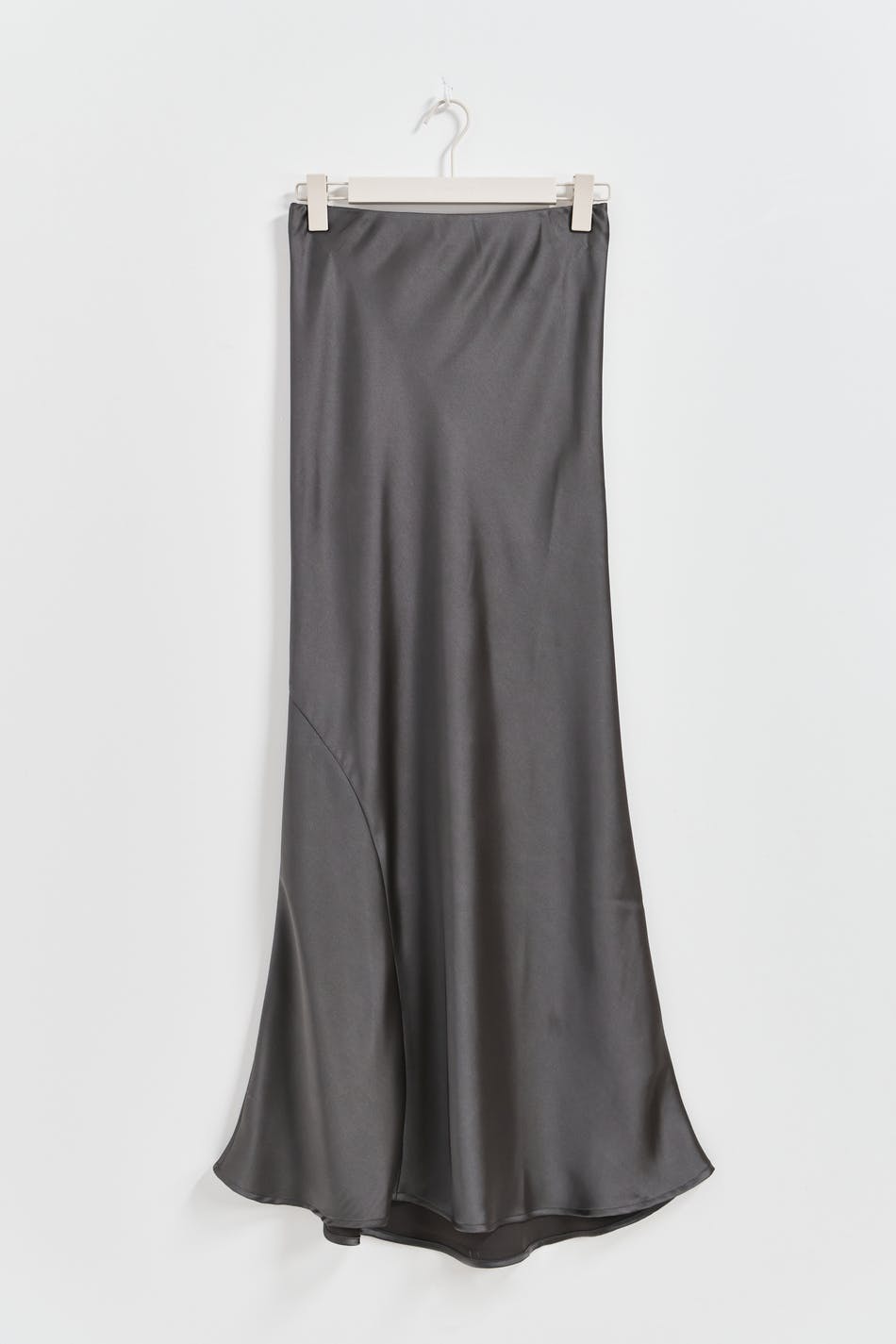 Satin maxi skirt