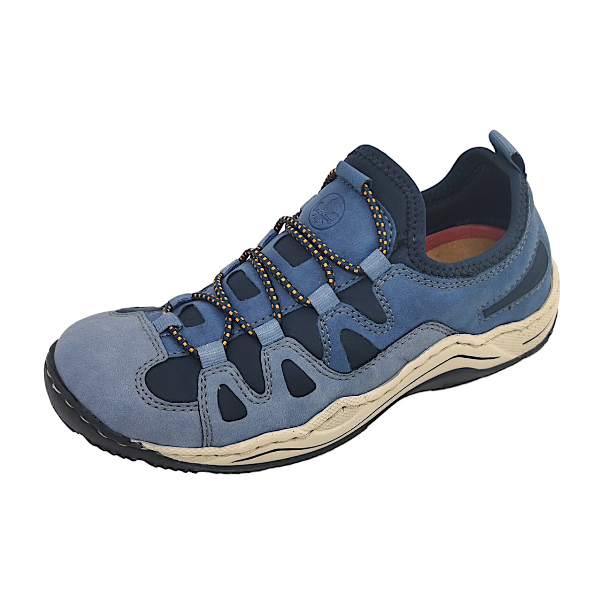 Rieker Nabukino/Morelia/Scuba L0546-14 Blau 14 Lightblue/ Jeans/ Navy