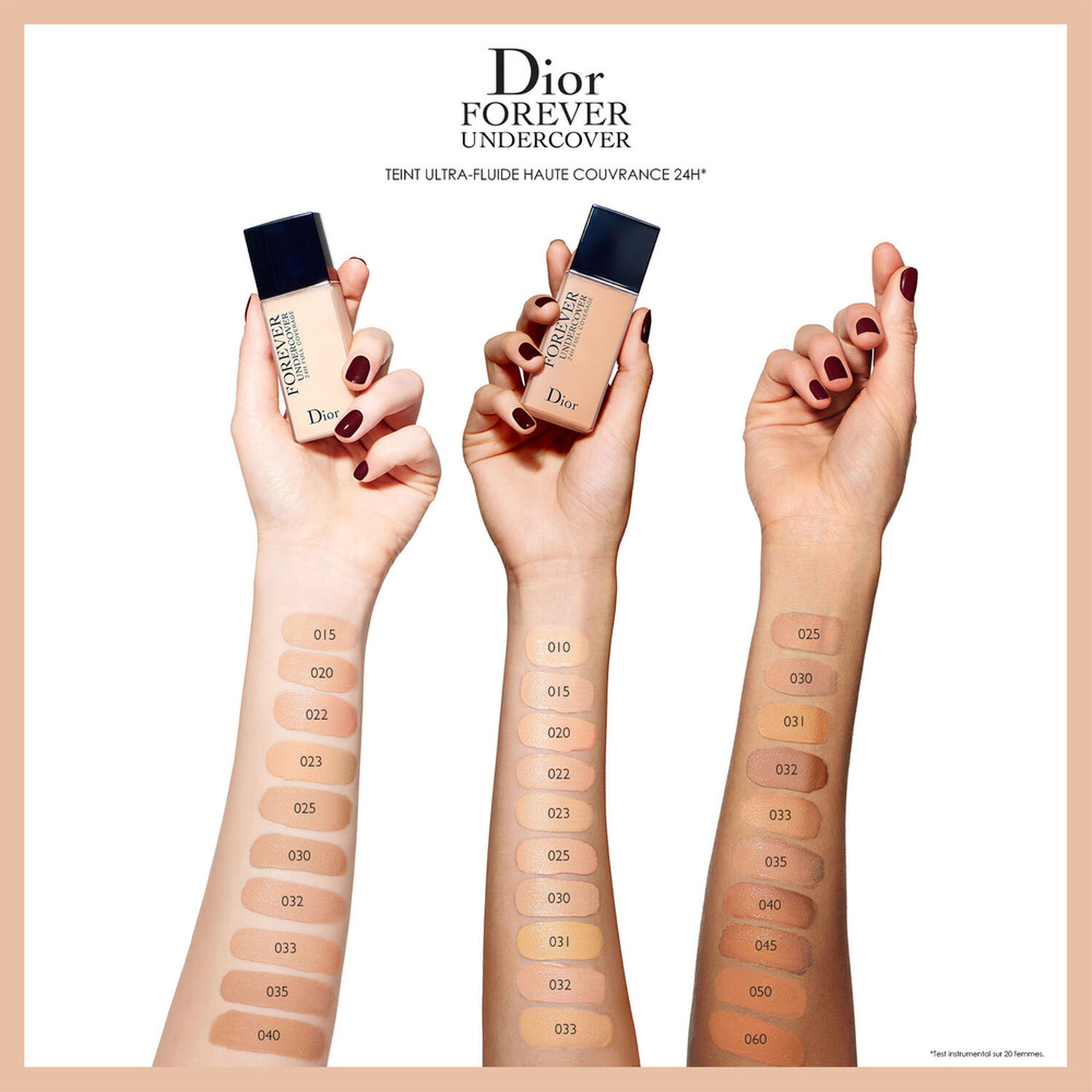 Dior Diorskin Forever Undercover Teint Fluide Haute Couvrance 24H