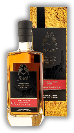 finch Emmer Edition 2 Schwäbischer Hochland Whisky 54,6% finch Emmer Edition 2 Schwäbischer Hochland Whisky 54,6% Eine Spezialität aus schwarzem Emmer. Alter 7 J. - 0,5	 Liter - Vol 54,6%