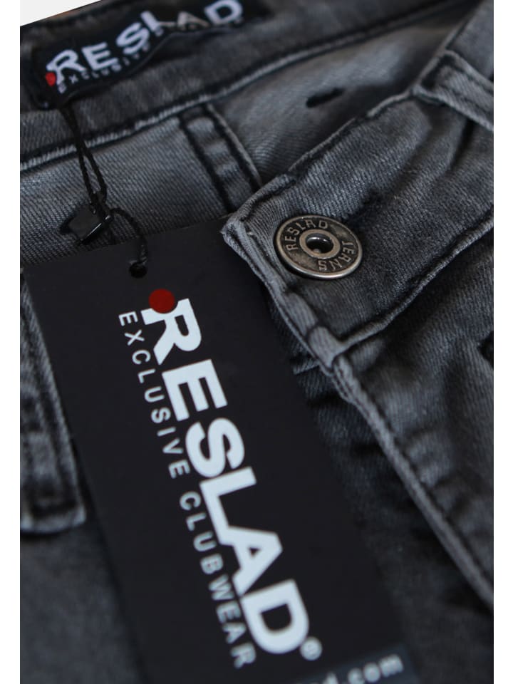 RESLAD Jeans Basic Stretch Denim in schwarz günstig kaufen