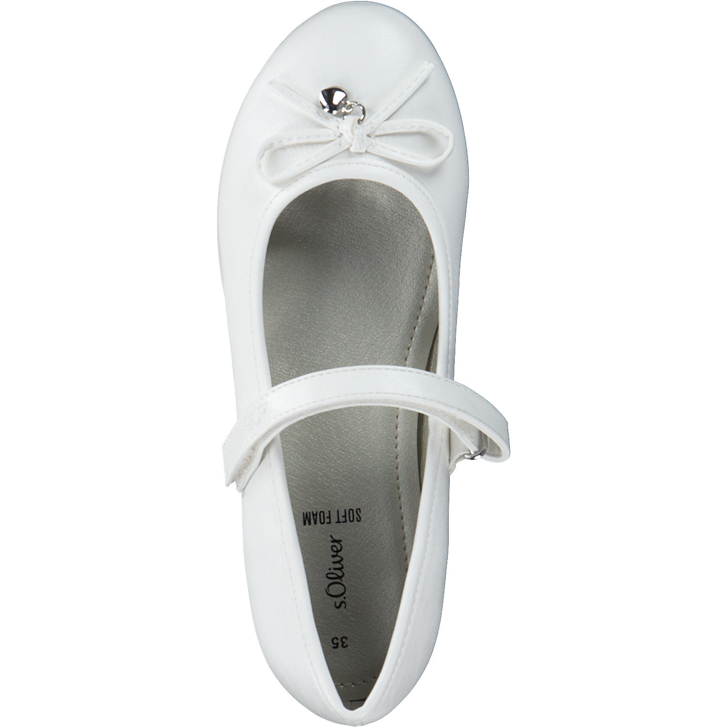 s. Oliver 42400, Ballerinas (Kinder), Kinder, white
