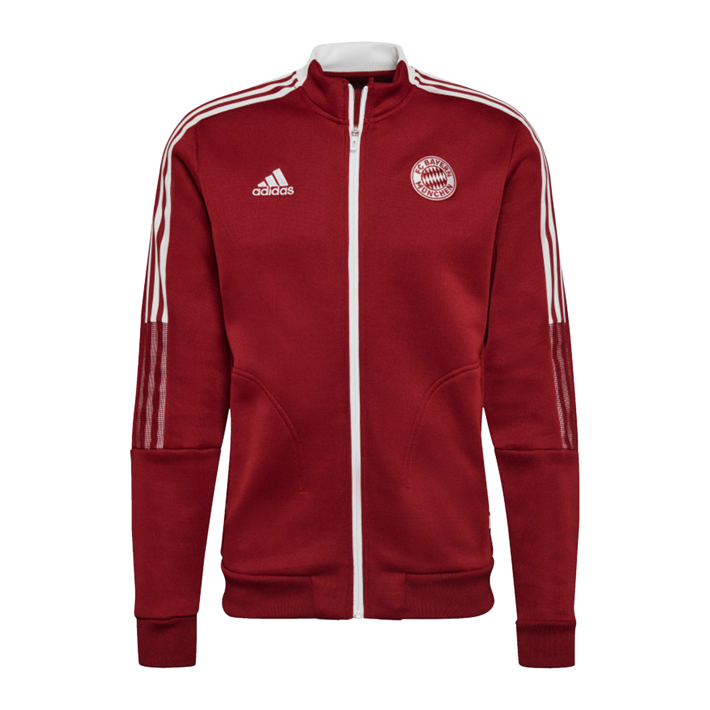 adidas FC Bayern München Anthem Jacke Rot