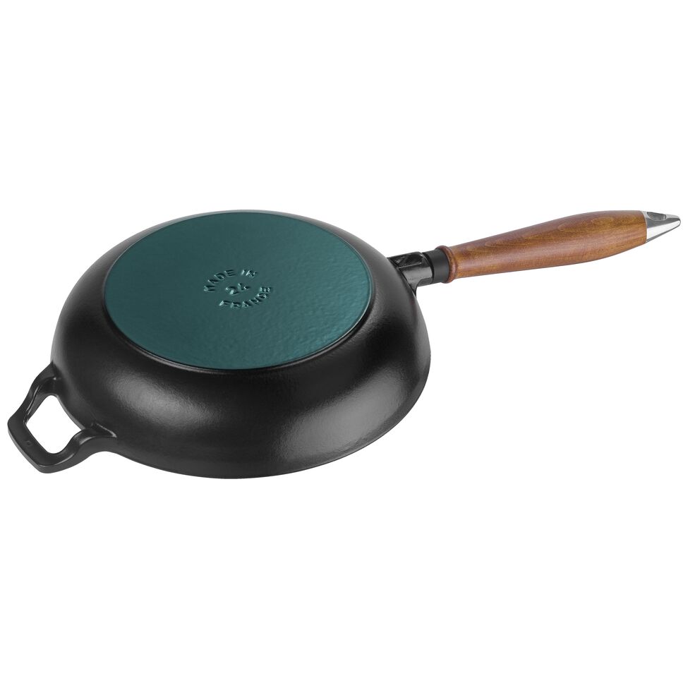 Bratpfanne 24 cm, Gusseisen, Schwarz