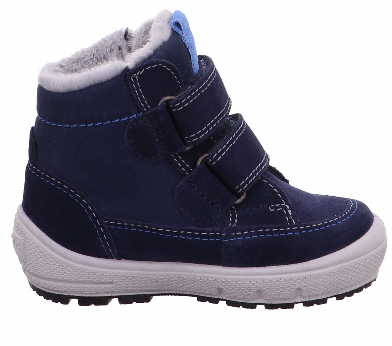 GROOVY - Blau Boots mit Klettverschluss