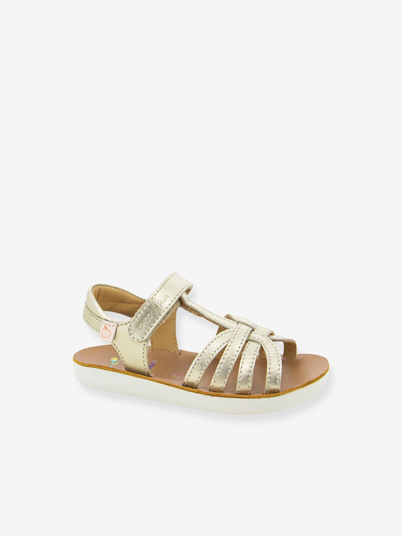 Shoo-Pom Kinder Sandalen GOA CROSS SHOO POM - wollweiß