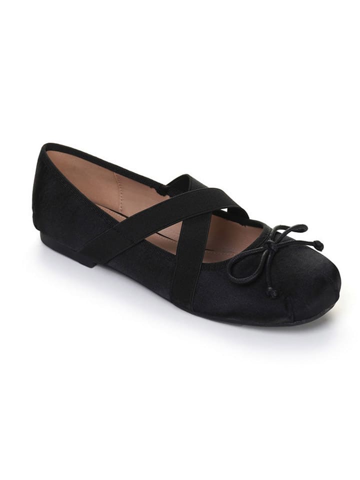 C'M Spangenballerinas in Schwarz günstig kaufen