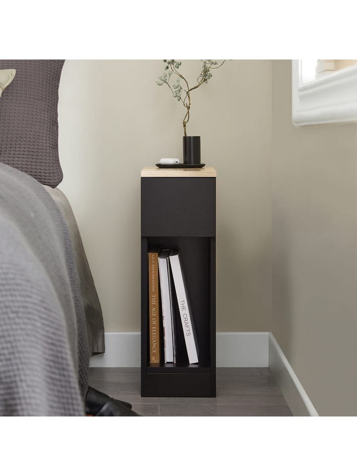 SoBuy Nachttisch in Schawrz - (B)20 x (H)60 x (T)35cm günstig kaufen onesize