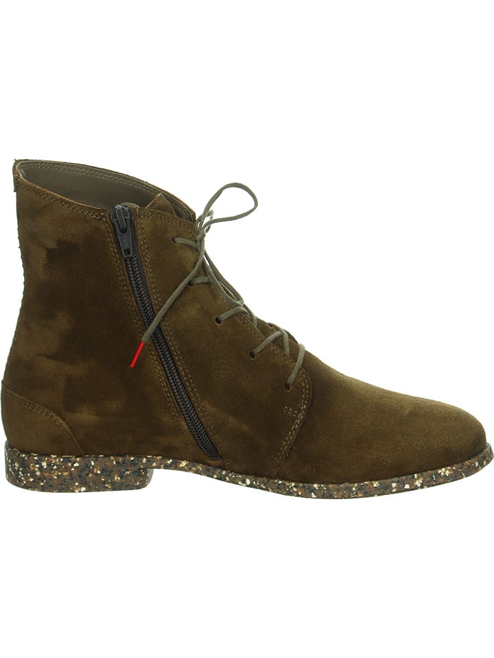 Think! Leder-Boots in Khaki günstig kaufen