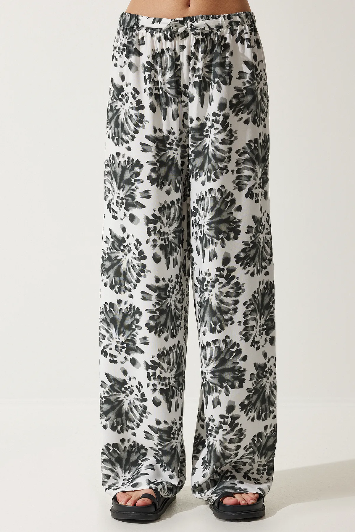 Happiness İstanbul  Hose - Ecru - Wide Leg