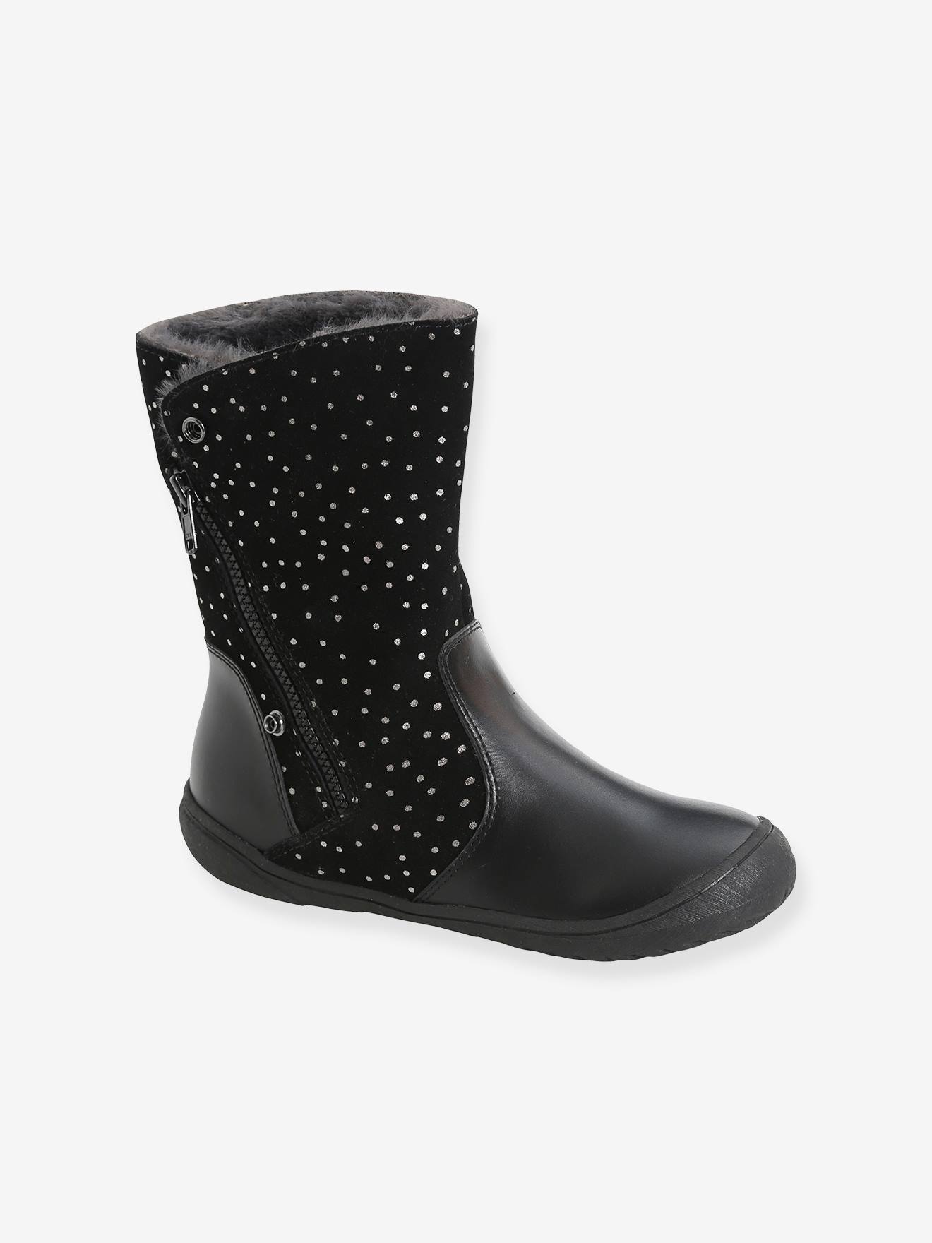 Vertbaudet Mädchen Winterboots zum Umschlagen - braun