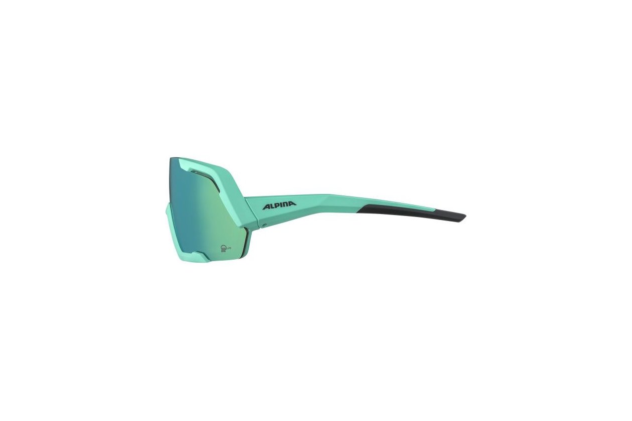 Alpina Rocket Q-Lite turquoise matt / green mirror lens