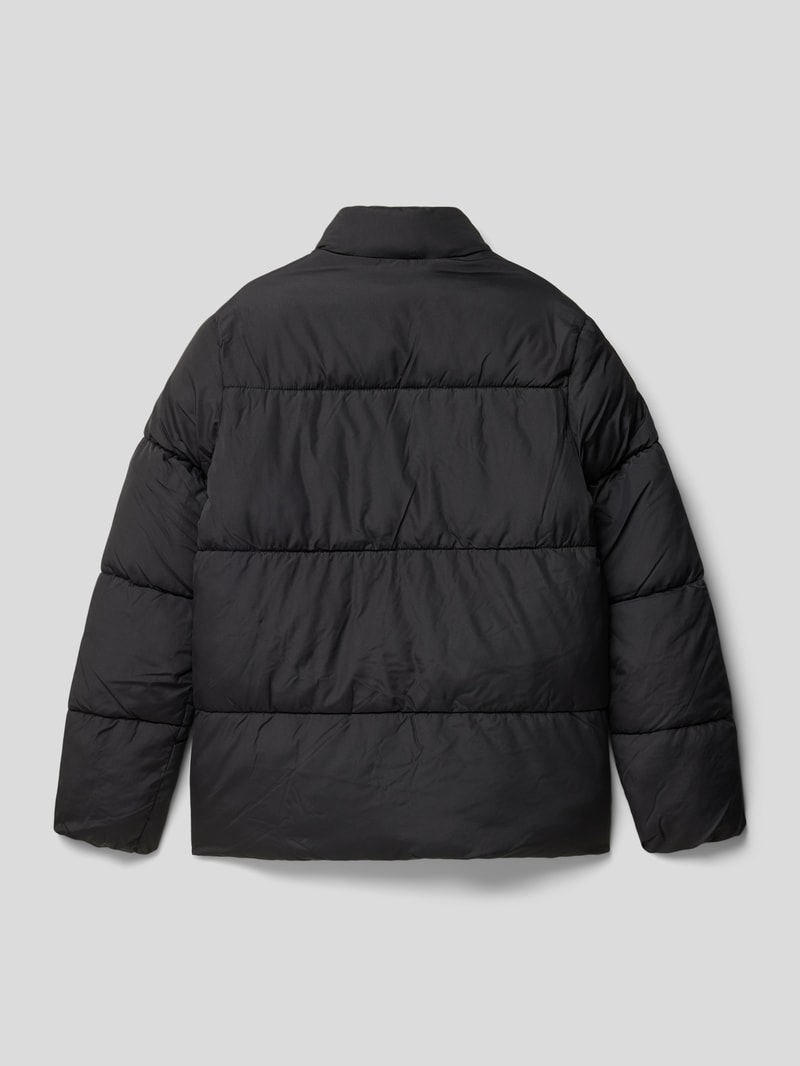 Steppjacke mit Label-Print Modell 'MAX' in schwarz