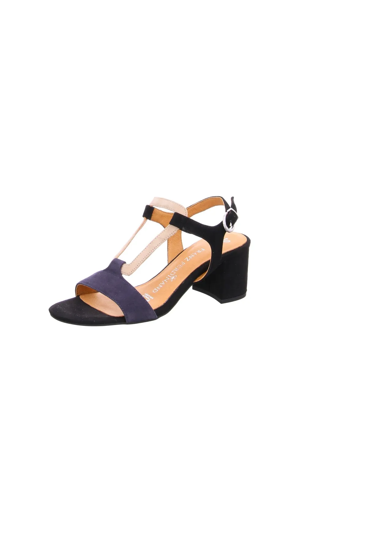 Franz Ferdinand  Sandalette - Schwarz - Flacher Absatz