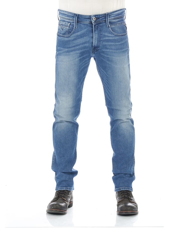 Replay Jeans Anbass slim in Blau günstig kaufen