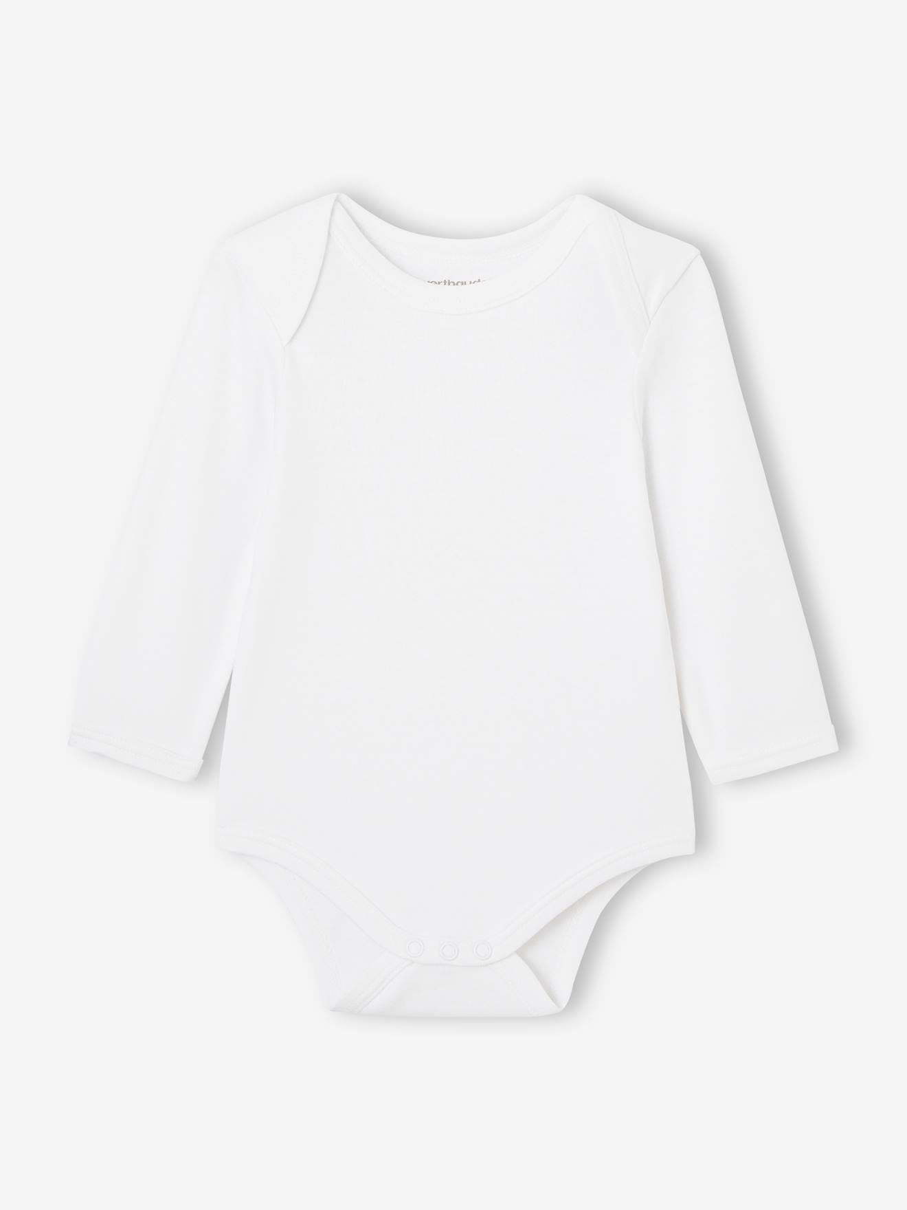 Vertbaudet Bio-Kollektion: 7er-Pack Baby Schlupfbodys BASIC Oeko-Tex - mehrfarbig