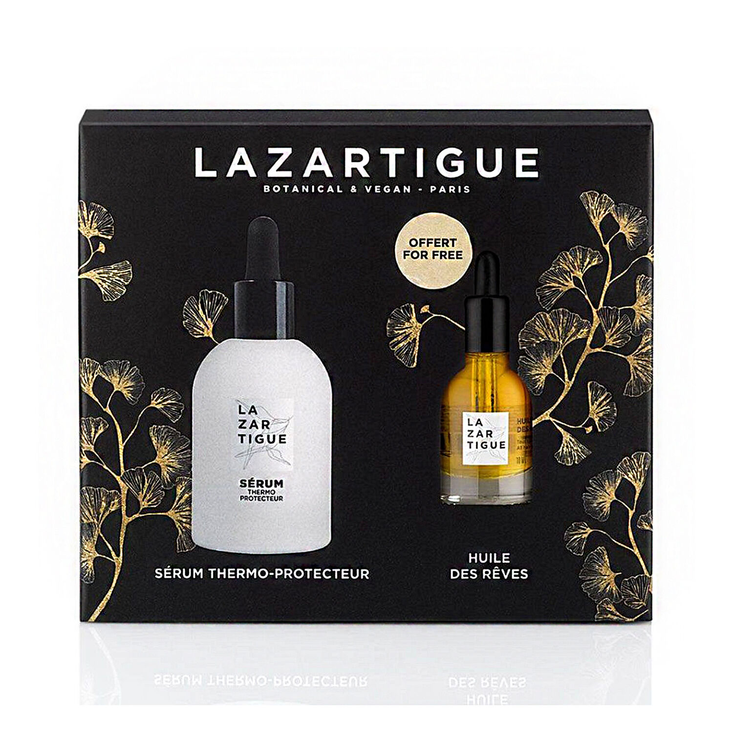 Lazartigue Botanical & Vegan Coffret sérum d'exception 60ml + Huile des rêves 10ml