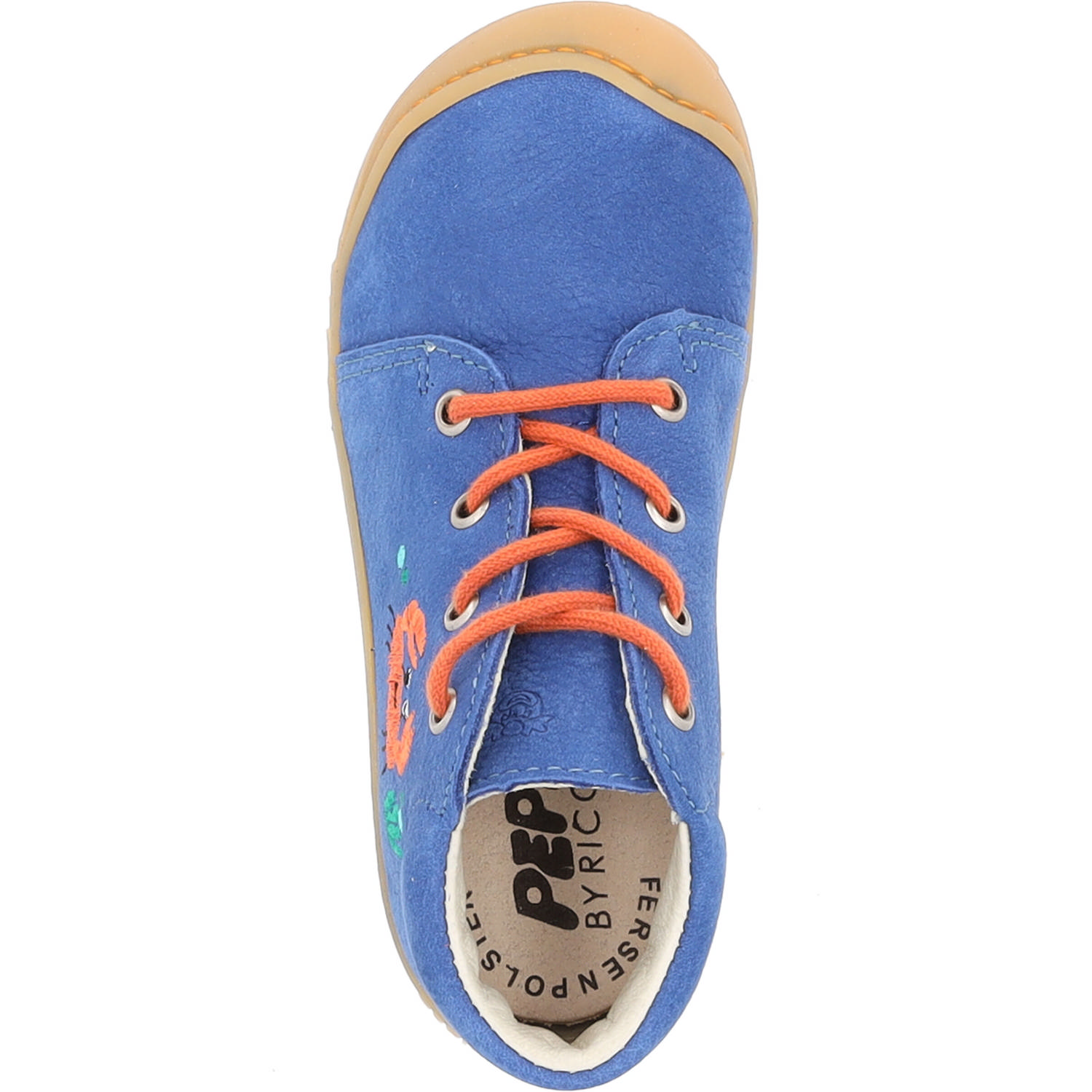Ricosta Mecki 1203202, Lauflernschuhe, Kinder, royal/Krabbe