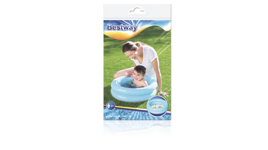 Bestway - Planschbecken Kiddie Lounge Ø 61 x 15 cm , rund, 1 Stück, sortiert