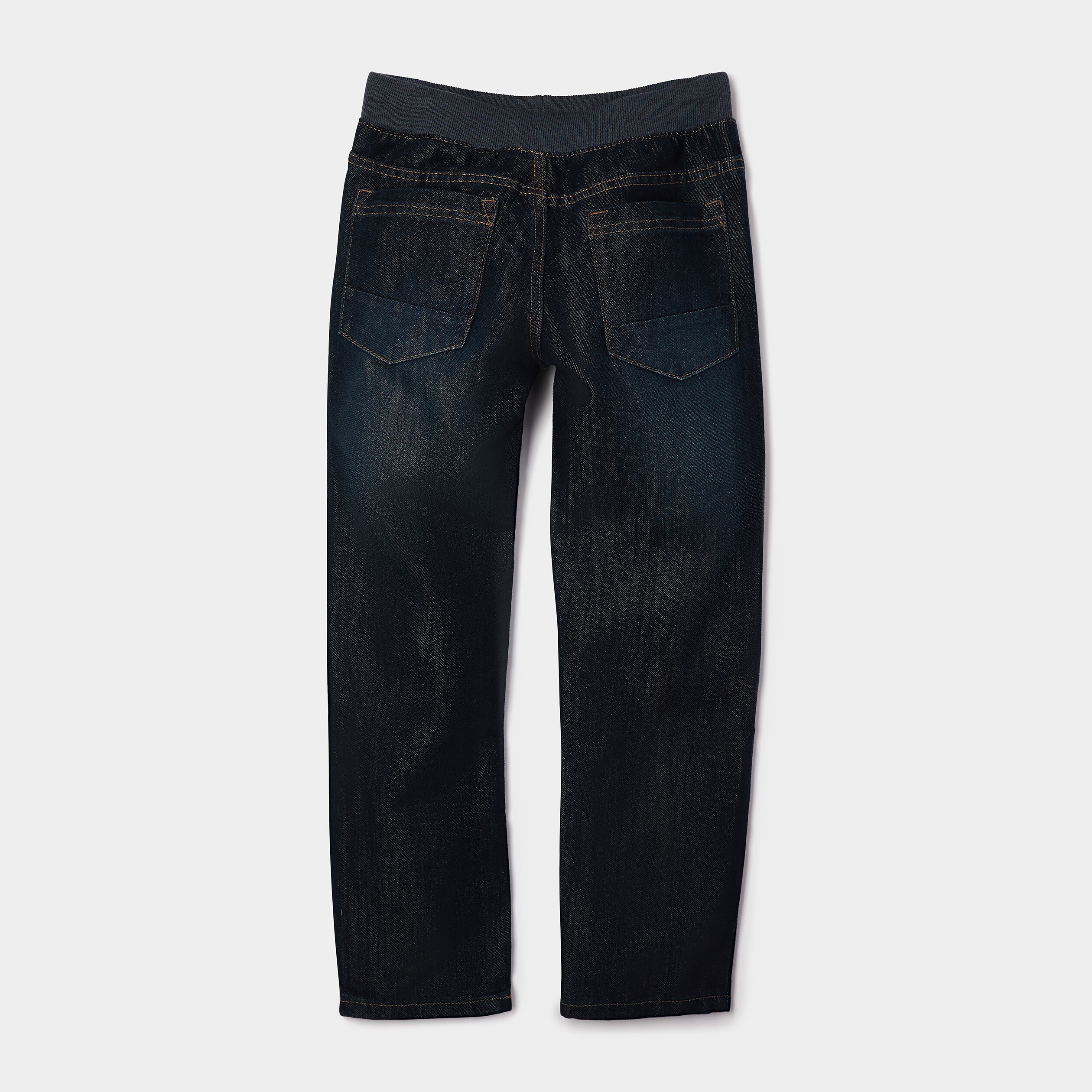 Jeans regular taille ajustable denim brut garçon | La Halle