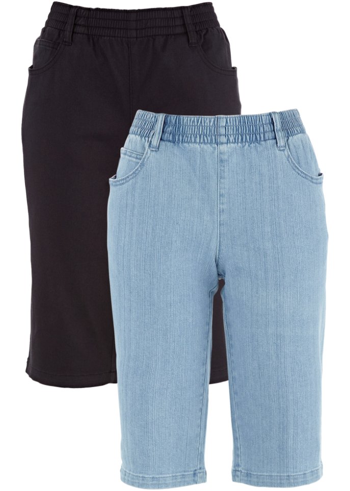 Stretch-Bermuda (2er Pack)