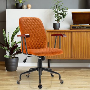 COSTWAY Drehstuhl, Bürostuhl bis 150 kg, 89,5 bis 97,5cm höheverstellbar