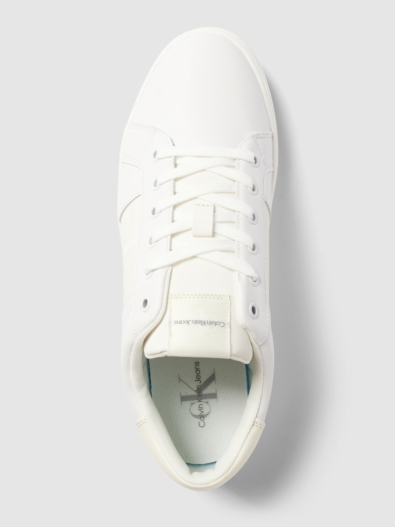 Sneaker mit Label-Detail Modell 'CLASSIC CUPSOLE' in offwhite