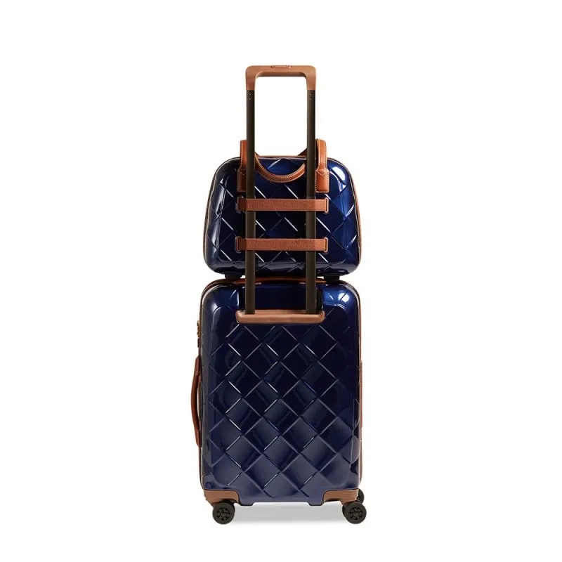 Stratic Leather&More - Hartschalen-Koffer Beautycase (bis 28cm) - blue