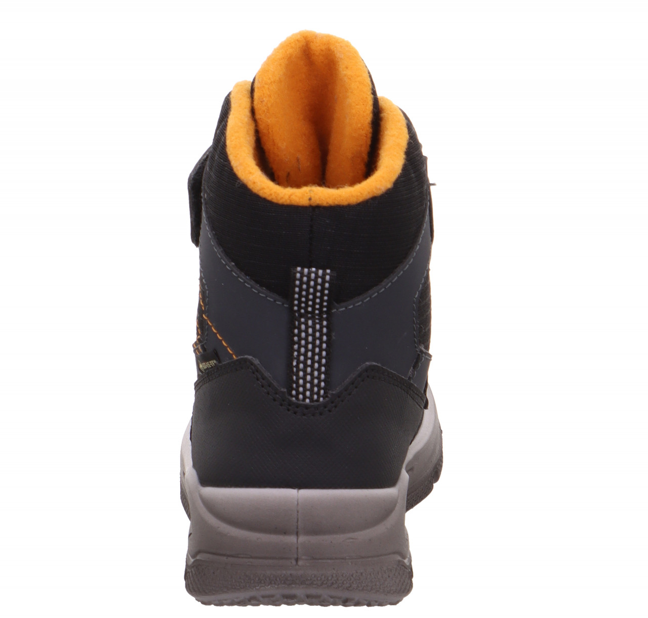 MARS - Schwarz/Orange Boots mit Klettverschluss