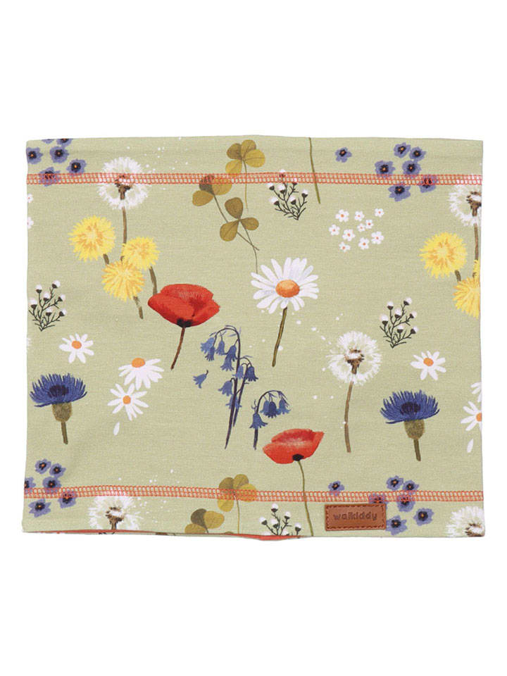 Walkiddy Loop-Schal in Grün/ Bunt - (L)25 x (B)24 cm günstig kaufen onesize