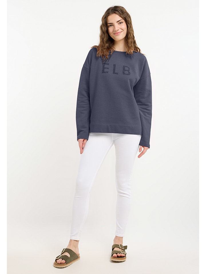 ELBSAND Sweatshirt in Dunkelblau günstig kaufen