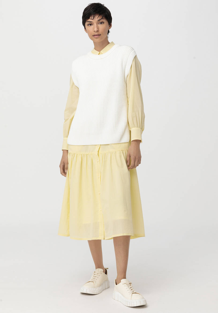 Midikleid aus reiner Bio-Baumwolle