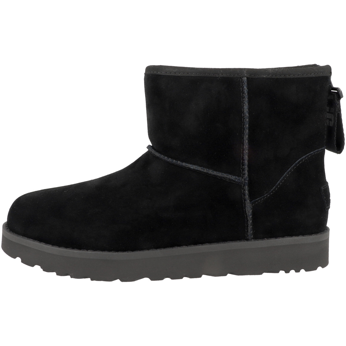 UGG Classic Mini Logo Zip Boots schwarz
