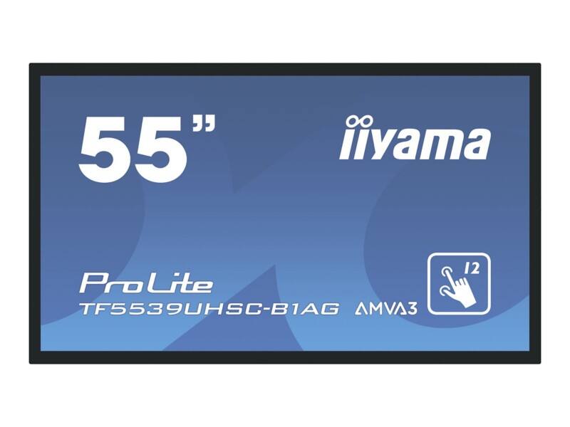 IIYAMA Monitor TF5539UHSC-B1AG Matt,Schwarz 139,7 cm (55