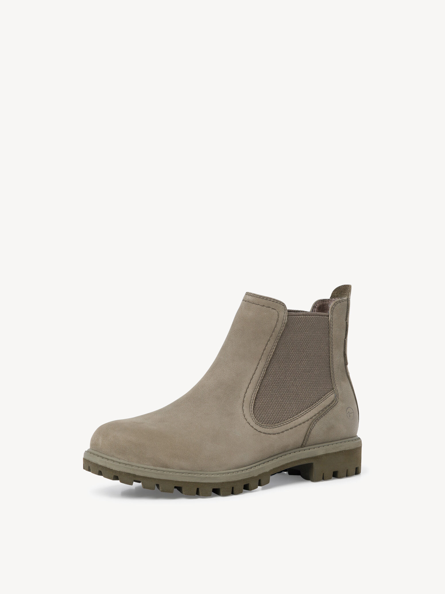 Bottine Chelsea en cuir - vert