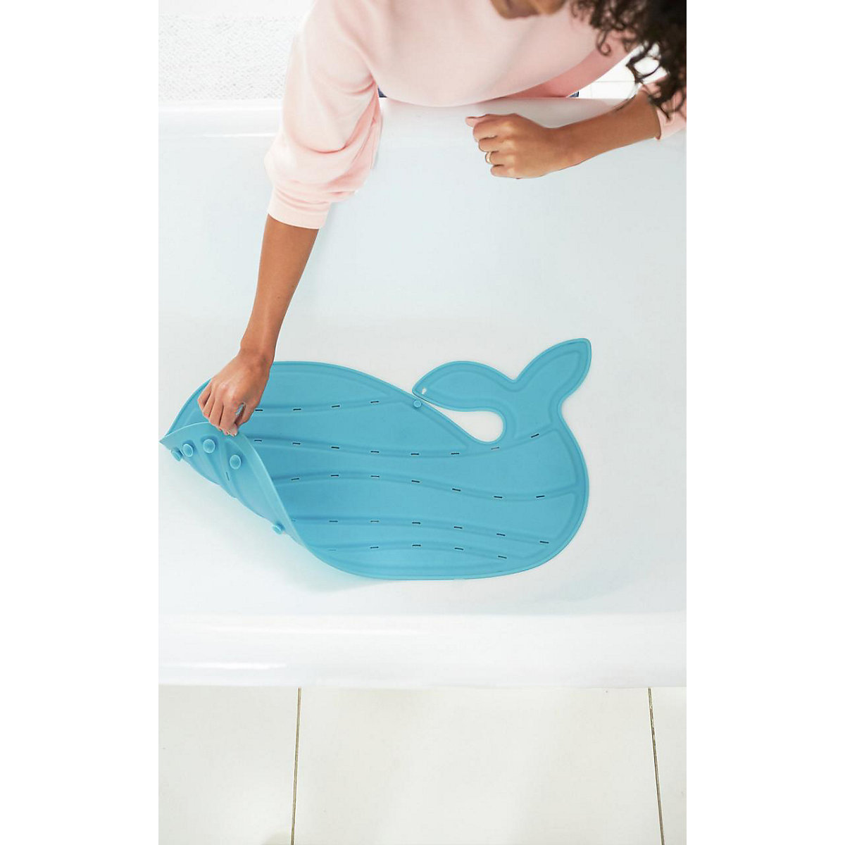Badematte Moby, blau