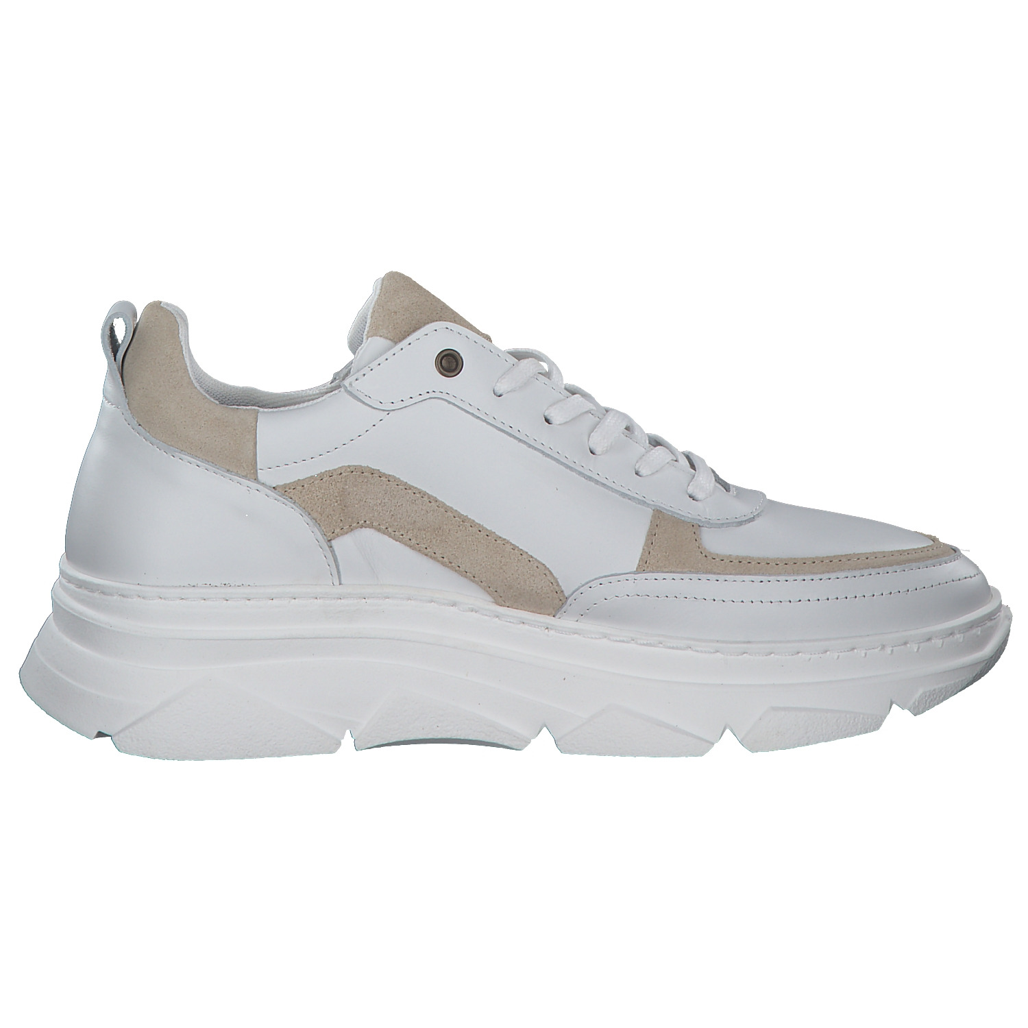 Palado PSN0002, Schnürschuhe, Damen, Weiß/Beige