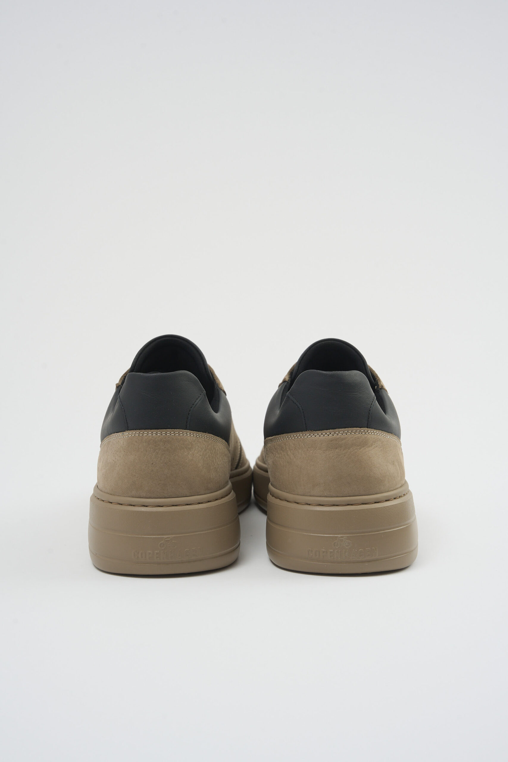 CPH1M leather mix taupe/black