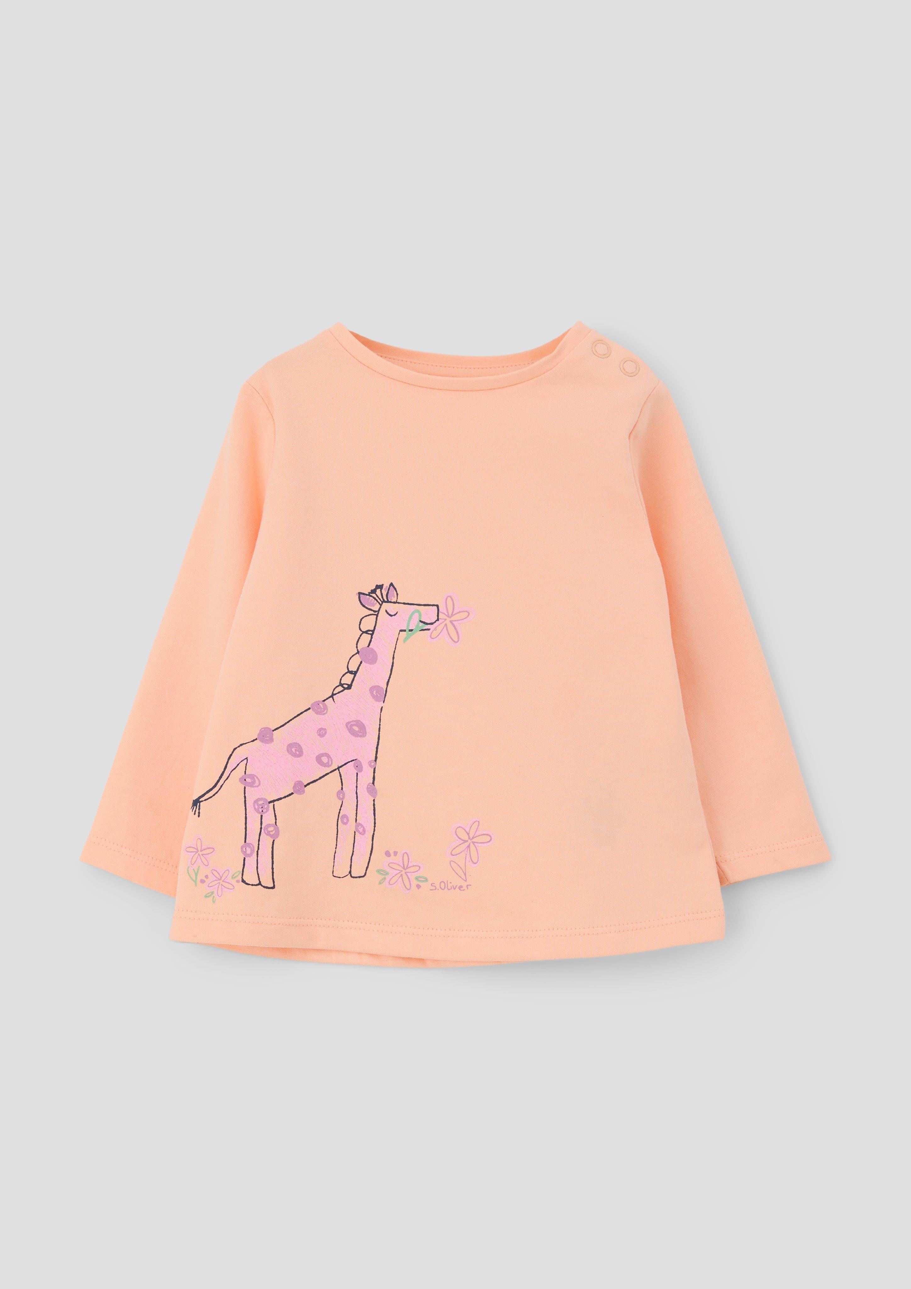 Longsleeve mit platziertem Print  2141529-2018