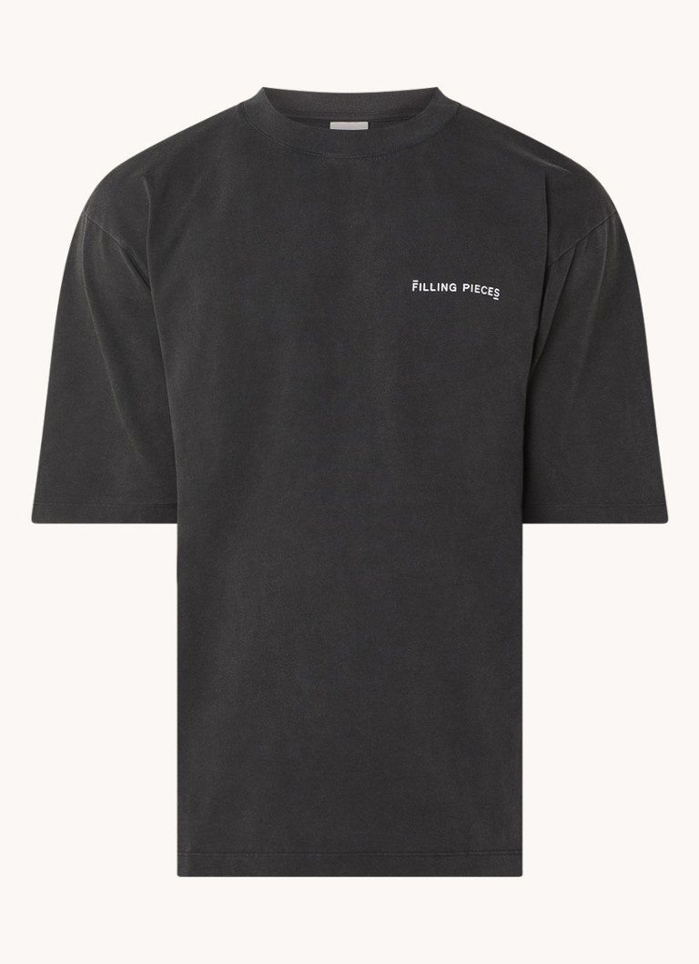 Tricou cu logo Boxy Filling Pieces